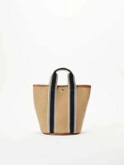 Rue De VerneuilSmall Cruise Bucket Bag - White/Navy/Beige/Navy -AGOLDE Shop Small Cruise Bucket 20230419010454 2
