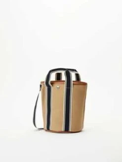 Rue De VerneuilSmall Cruise Bucket Bag - White/Navy/Beige/Navy -AGOLDE Shop Small Cruise Bucket 20230419010455