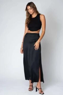 StillwaterDani Maxi Skirt - Black -AGOLDE Shop Stillwater Dani Maxi Skirt Black 20230502233602 2
