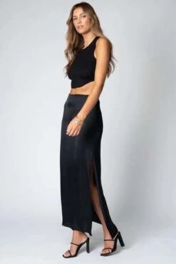 StillwaterDani Maxi Skirt - Black -AGOLDE Shop Stillwater Dani Maxi Skirt Black 20230502233602