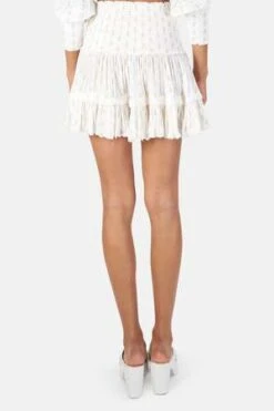 Sunday Saint-TropezSunday Saint Tropez Pomponette Skirt - White -AGOLDE Shop Sunday Saint Tropez White Pomponette Skirt 20220811151613 2