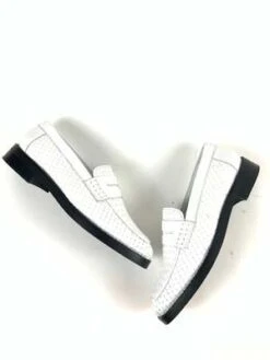 Suzanne RaeWoven Keene Loafer - White -AGOLDE Shop Suzanne Rae Woven Keene Loafer White 20220301210448 3