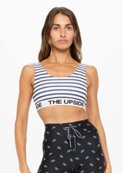 The UpsideFrancisco Ariella Bra - Navy/White
