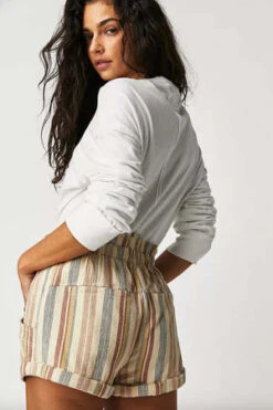 Free PeopleTopanga Yarn Dye Short - Tan Combo -AGOLDE Shop Topanga Yarn Dye Short 20230520030334