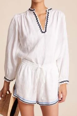 TrovataDora Short - White/Ricac -AGOLDE Shop Trovata Dora Short White Ricac 20230311064649