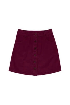New Products 7 JungmavenVassar Twill Skirt - Burgundy Organic