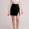BaabyVelvet Mini Split Skirt -AGOLDE Shop Velvet Mini Split Skirt 20231016065103