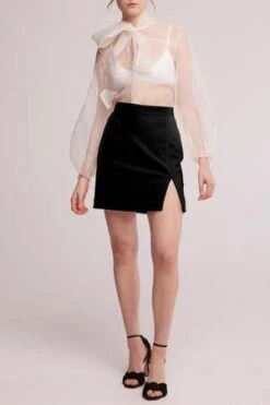 BaabyVelvet Mini Split Skirt