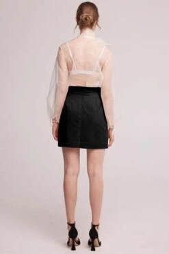 BaabyVelvet Mini Split Skirt 9 BaabyVelvet Mini Split Skirt -AGOLDE Shop Velvet Mini Split Skirt 20231016065107