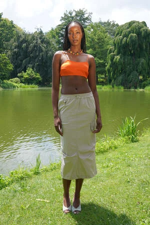 VivettaCargo Skirt - Tan 5 VivettaCargo Skirt - Tan - Image 3