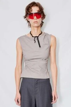 Wynn HamlynMonica Tank Top - Light Grey