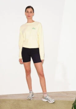 Year Of OursRibbed High High Biker Short - Black