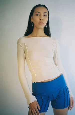 Helena ManzanoYoga 3D Stripe Shorts 4 Helena ManzanoYoga 3D Stripe Shorts - Image 2