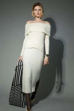 ELEVEN SIXZoe Skirt - Ivory 11 ELEVEN SIXZoe Skirt - Ivory -AGOLDE Shop ZOE SKIRT IVORY 20231027192952 4