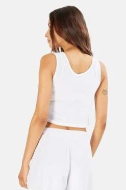 The Tile ClubZo Cropped Tank - Whiteout Lilac -AGOLDE Shop Zo Cropped Tank Whiteout Lilac 20220811181046 1