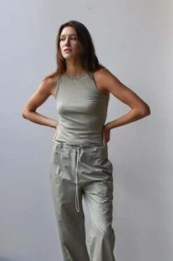 At Dawn.Silk Tank - Aluminium/Black Oyster/Cream -AGOLDE Shop at Dawn Silk Tank Aluminium Black Oyster Cream 20230924053141 2