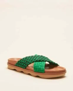 Mareacross Over Wave Sole Shoes - Green -AGOLDE Shop cross over wave sole in green 20230927060314