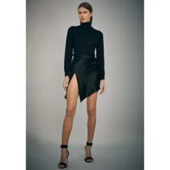 Nonchalant LabelCameron Slit Skirt - Black -AGOLDE Shop nonchalantlabel Cameron Slit Skirt Black 20230626235546